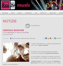 Germano Bonaveri su RAI tv Music
