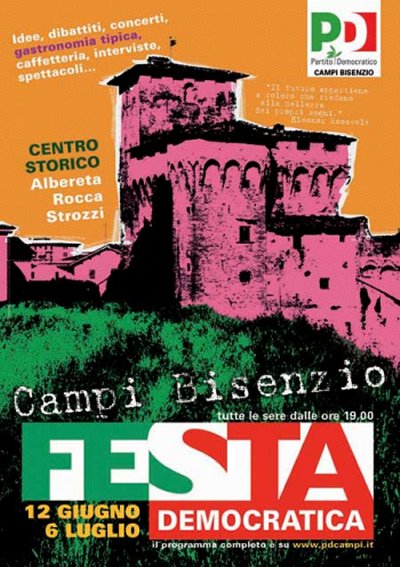 Festa PD Campi Bisenzio, Firenze, Bonaveri e Resto Mancha